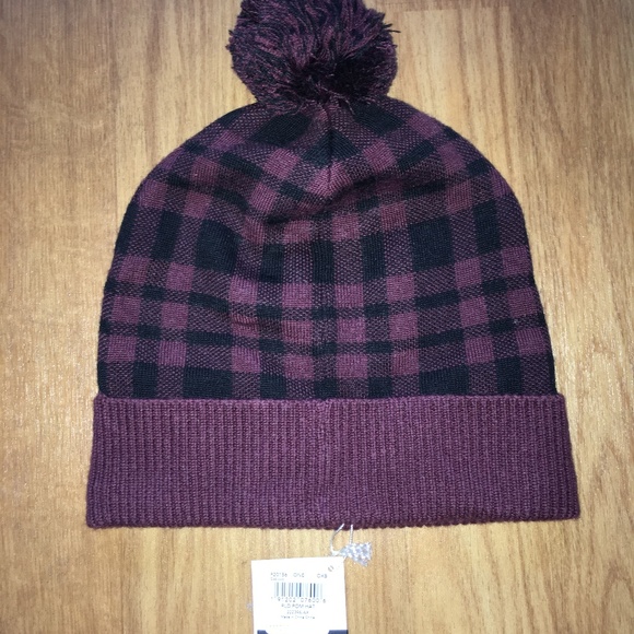 COACH Plaid Pom Pom Hat - Picture 2 of 3